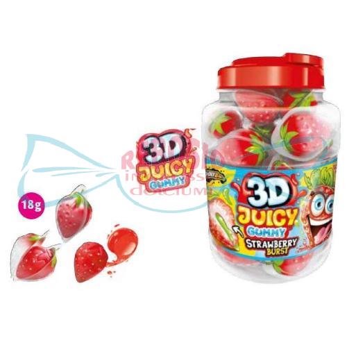 JHONY BEE 3D JUICY GUMMY STRAWBERRY 18g PZ.60