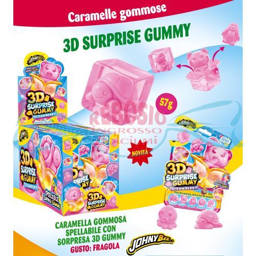 JHONY BEE 3D SURPRISE GUMMY 57g  PZ.12